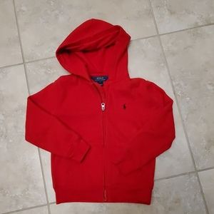 Boys Red hoodie sweater